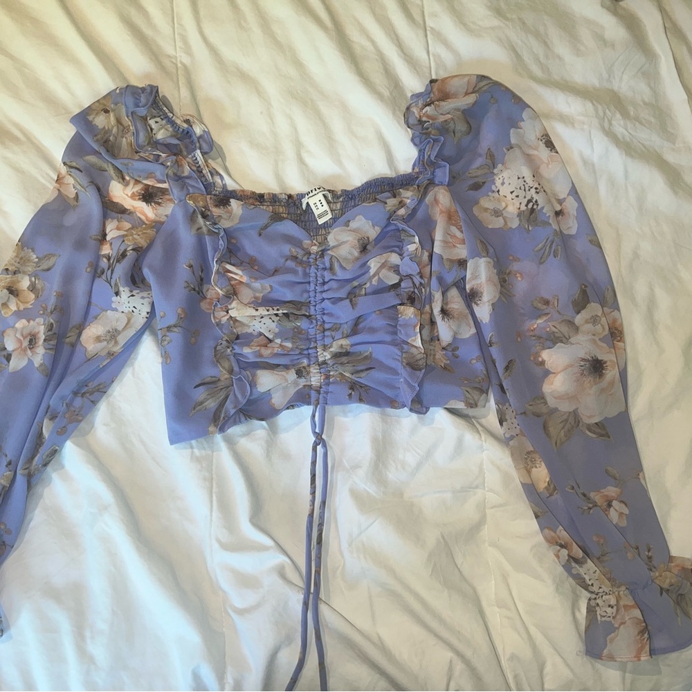 Floral Purple Women's Top